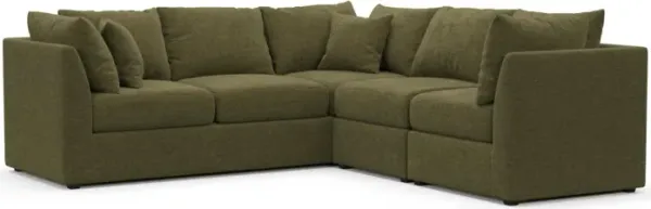 The Pitt Foam Comfort Sectional - Expedition Olive
