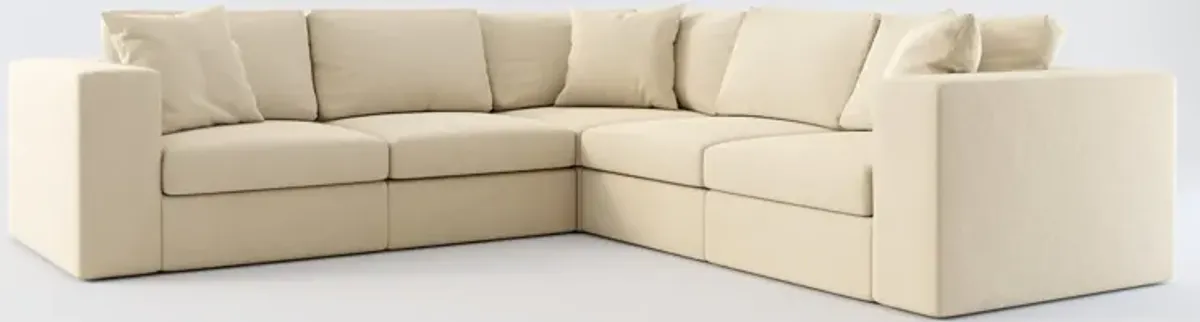 Collin Foam Comfort 5-Piece Sectional - Merrimac Ecru