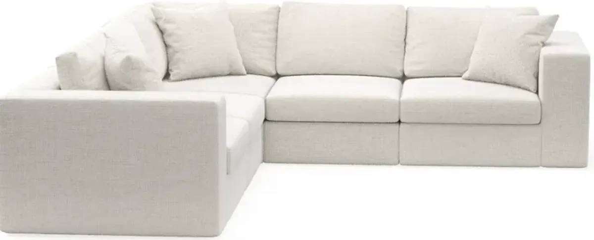 Collin Foam Comfort 5-Piece Sectional - Bantu Pearl