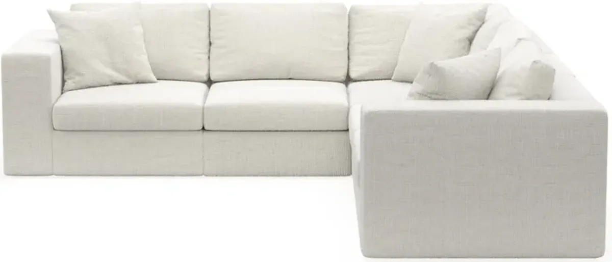 Collin Foam Comfort 5-Piece Sectional - Bantu Pearl