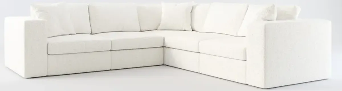 Collin Foam Comfort 5-Piece Sectional - River Rock Ivory