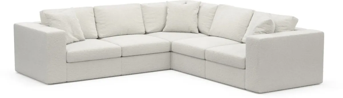 Collin Foam Comfort Sectional - Texel Gray