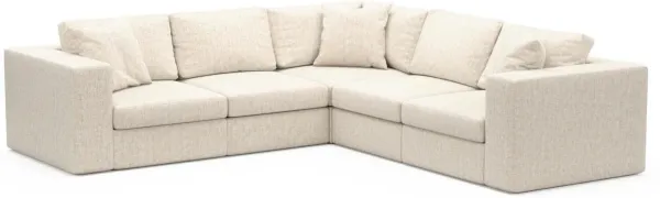 Collin Foam Comfort Sectional - Haley Ivory