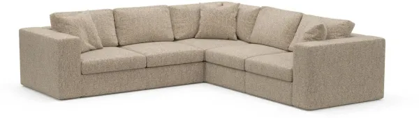 Collin Hybrid Comfort Sectional - Haley Sand
