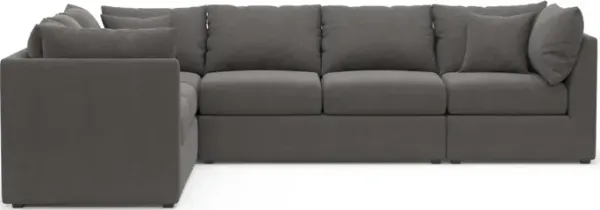 The Pitt Foam Comfort Sectional - Merrimac Ash