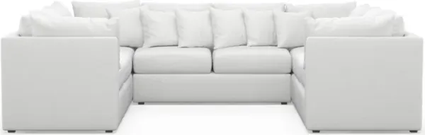 The Pitt Foam Comfort Sectional - Lovie Chalk
