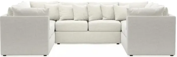 The Pitt Foam Comfort Sectional - Bantu Pearl