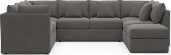 The Pitt Foam Comfort Sectional - Merrimac Ash