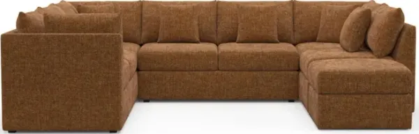The Pitt Foam Comfort Sectional - Sundar Spice