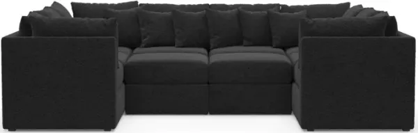The Pitt Foam Comfort Sectional - Bloke Obsidian