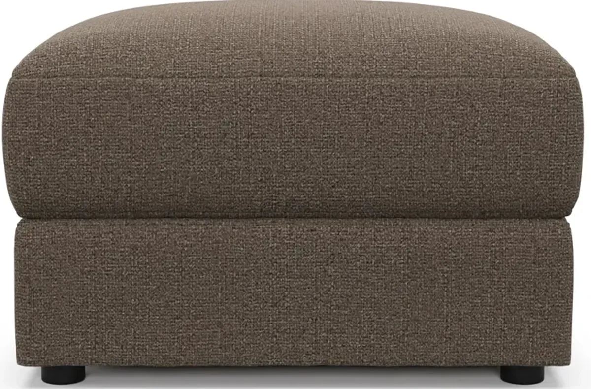 Ridley Foam Comfort Ottoman - Liv Umber