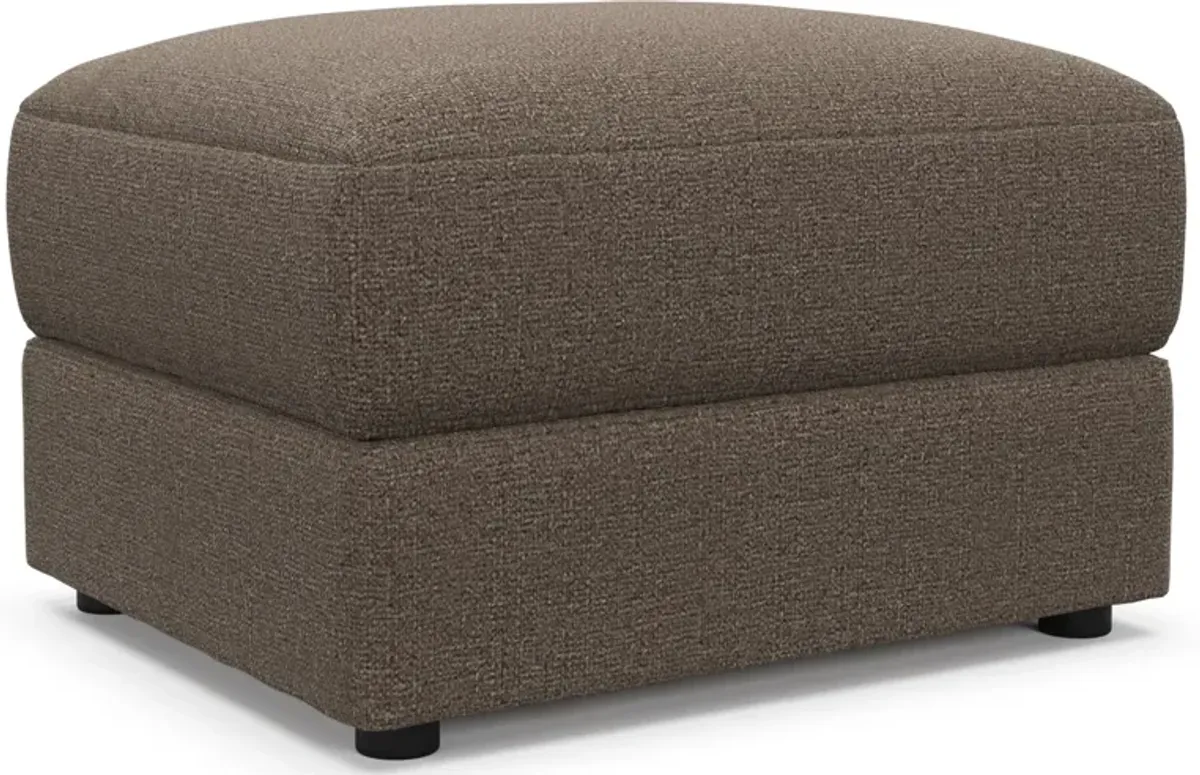 Ridley Foam Comfort Ottoman - Liv Umber