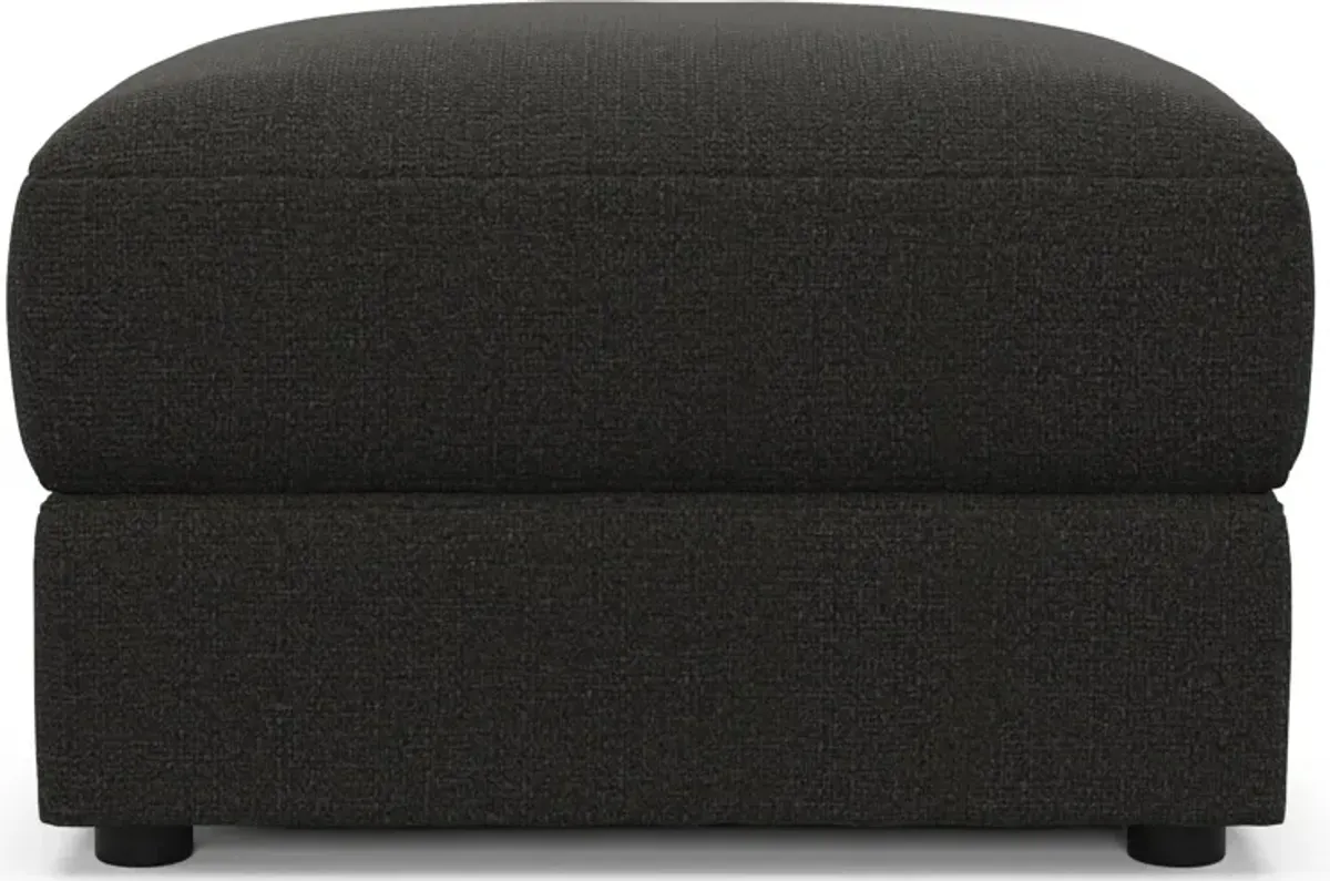 Ridley Foam Comfort Ottoman - Liv Onyx