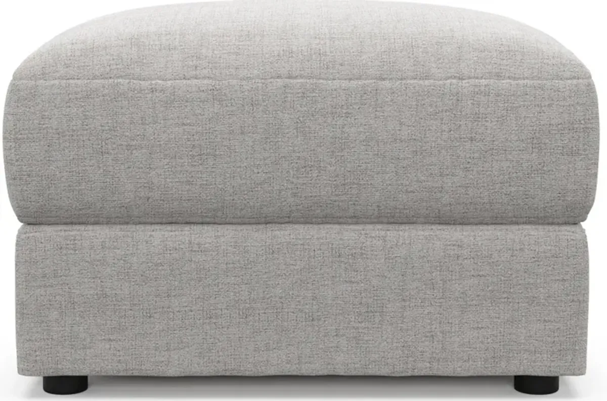 Ridley Foam Comfort Ottoman - Adario Fog