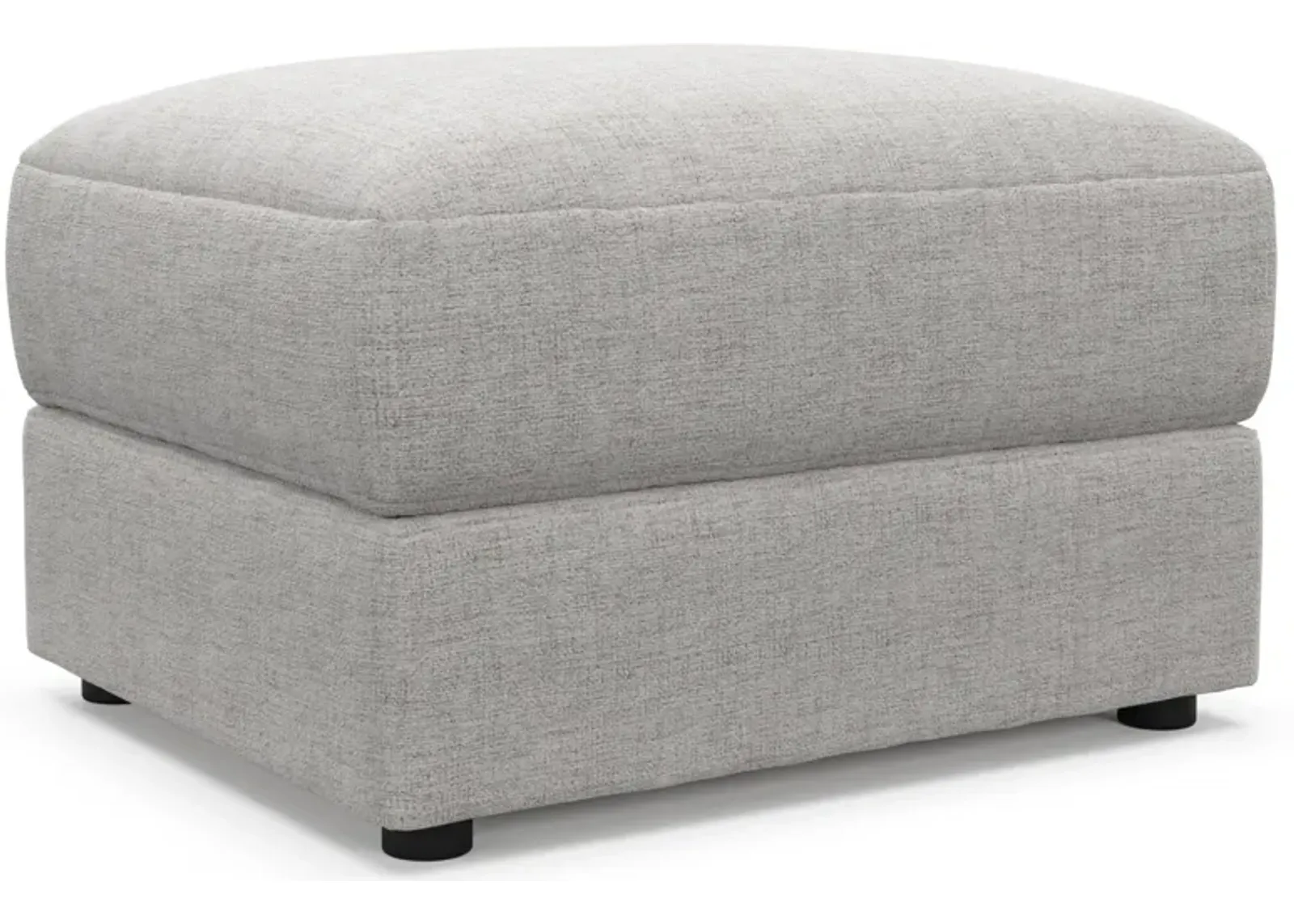 Ridley Foam Comfort Ottoman - Adario Fog