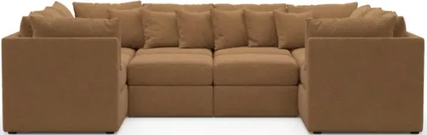 The Pitt Foam Comfort Sectional - Texel Caramel