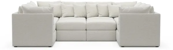 The Pitt Foam Comfort Sectional - Texel Gray