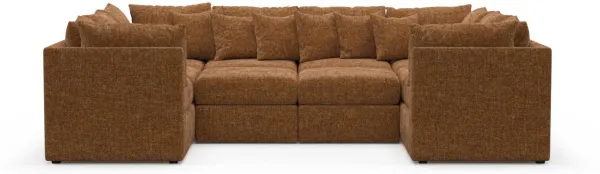 The Pitt Foam Comfort Sectional - Sundar Spice