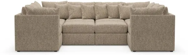 The Pitt Foam Comfort Sectional - Haley Sand