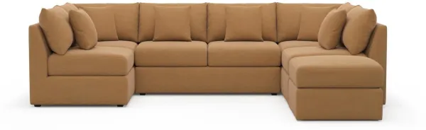 The Pitt Foam Comfort Sectional - Merrimac Topaz