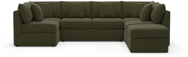 The Pitt Foam Comfort Sectional - Marina Moss