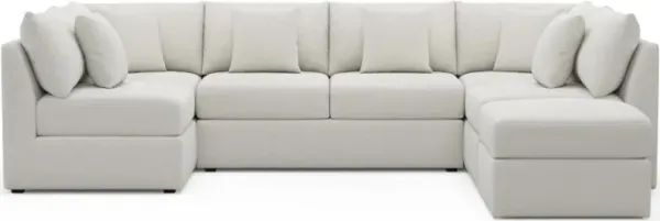 The Pitt Foam Comfort Sectional - Texel Gray