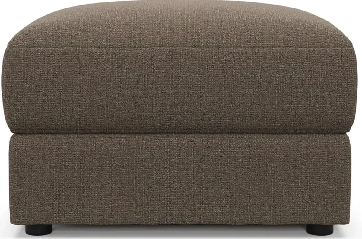 Ridley Hybrid Comfort Ottoman - Liv Umber