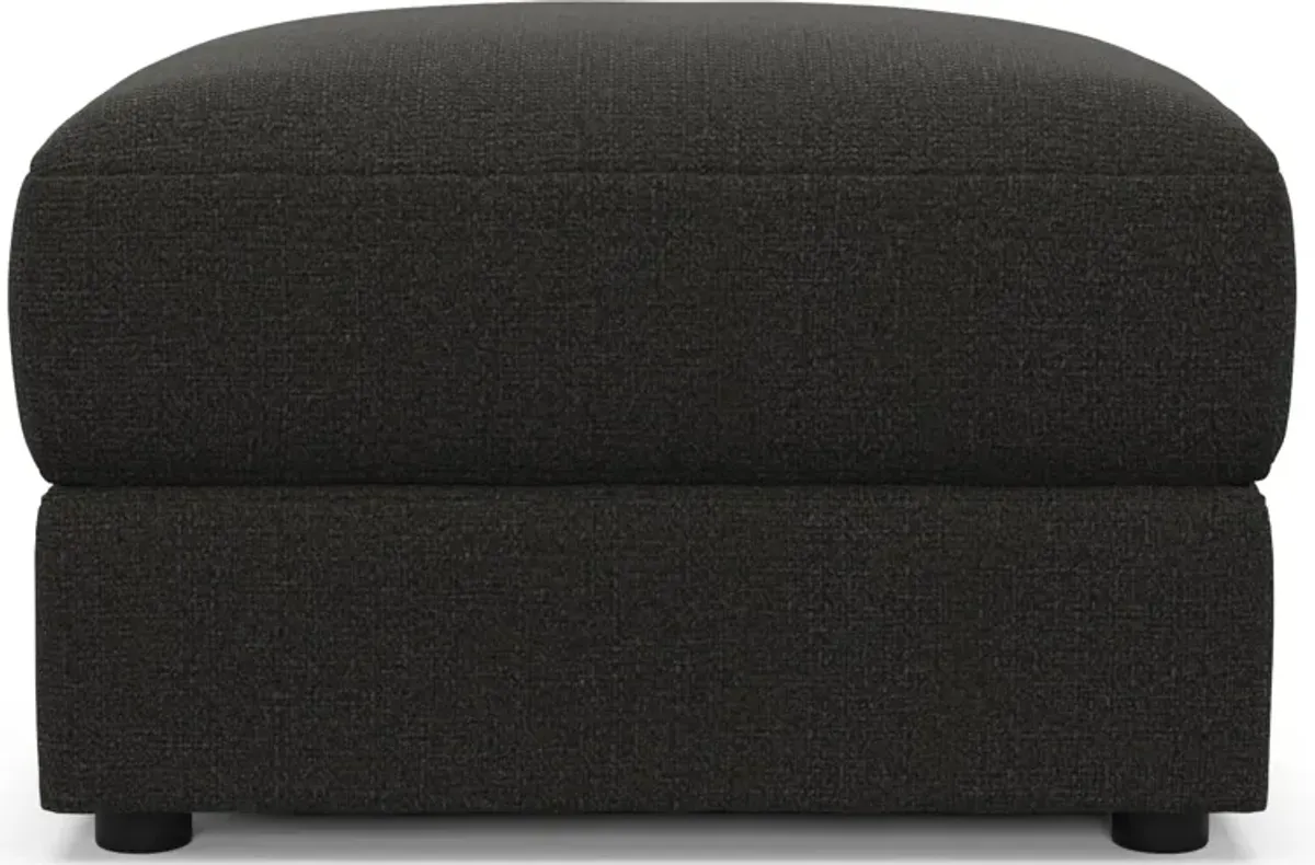 Ridley Hybrid Comfort Ottoman - Liv Onyx