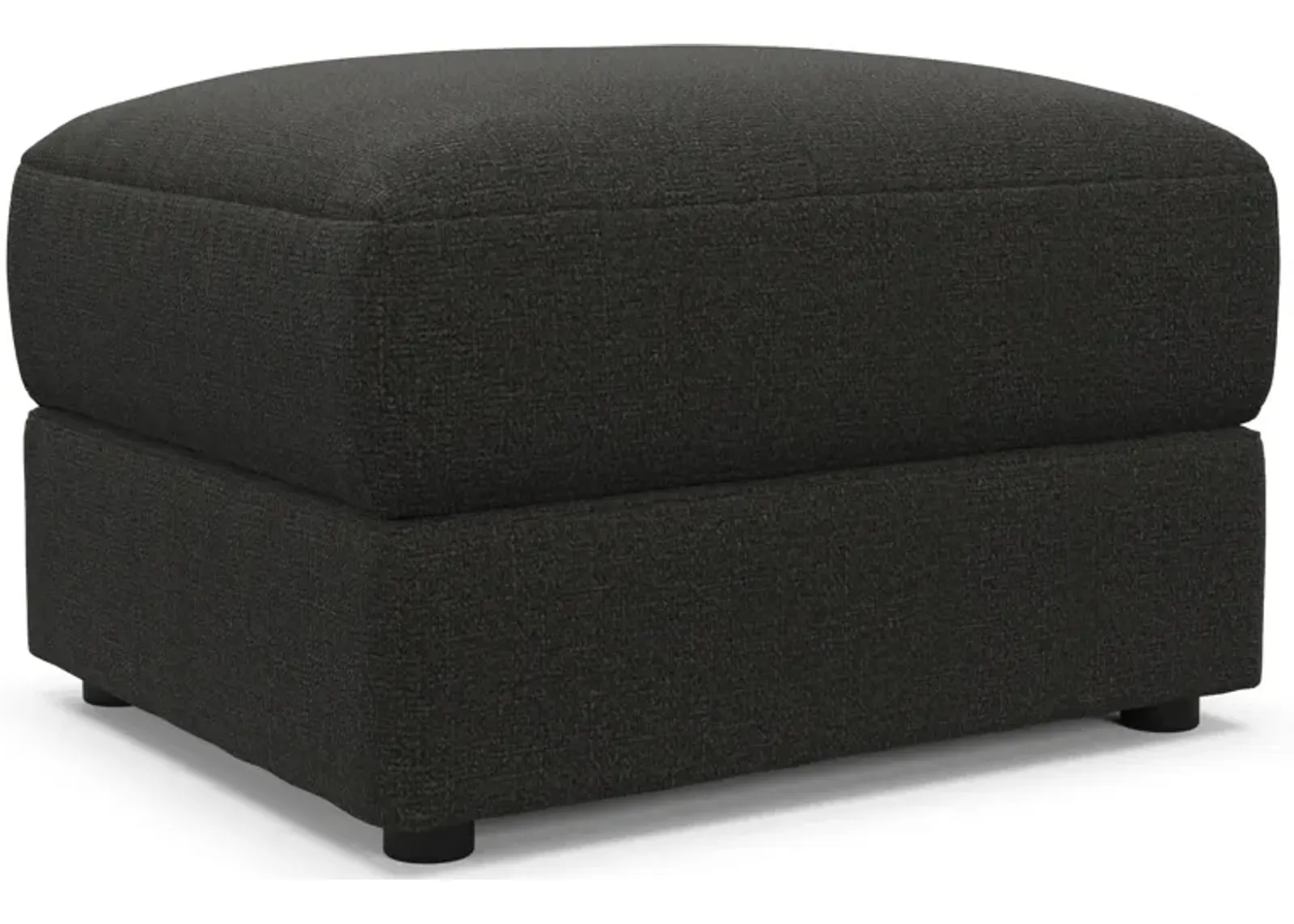 Ridley Hybrid Comfort Ottoman - Liv Onyx