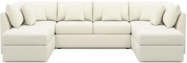 The Pitt Foam Comfort Sectional - Expedition Opal