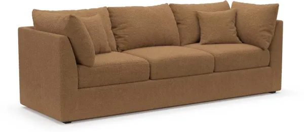 The Pitt Hybrid Comfort Sofa - Texel Caramel