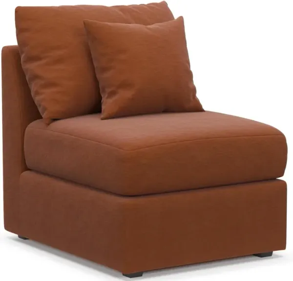 The Pitt Hybrid Comfort Armless Chair - Merrimac Brick