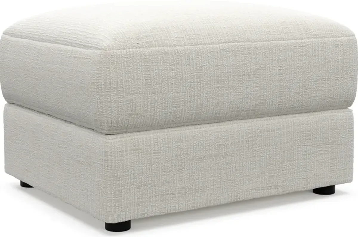 Ridley Hybrid Comfort Sofa, Loveseat, Chair and Ottoman - Bantu Pearl