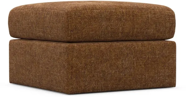 The Pitt Hybrid Comfort Ottoman - Sundar Spice