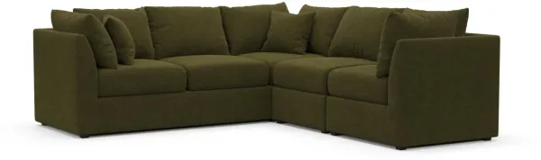 The Pitt Hybrid Comfort Sectional - Midcentury Peat