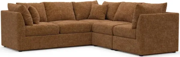 The Pitt Hybrid Comfort Sectional - Sundar Spice