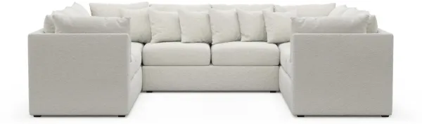 The Pitt Hybrid Comfort Sectional - Texel Gray