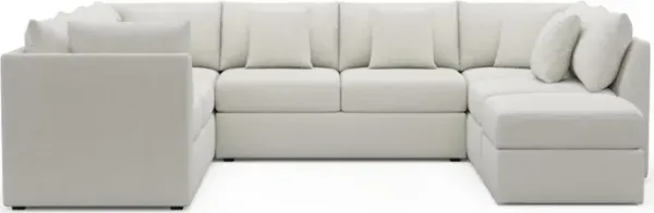 The Pitt Hybrid Comfort Sectional - Texel Gray