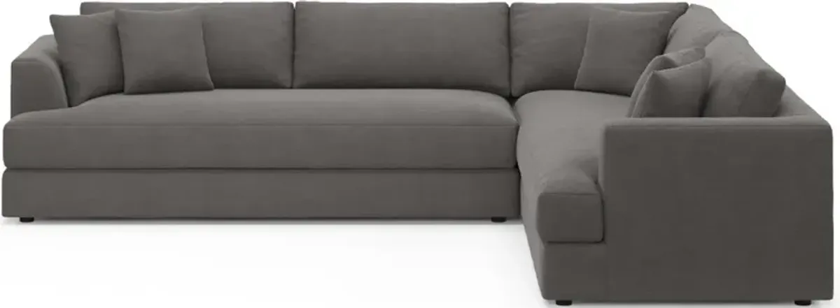 Ridley Foam Comfort 2-Piece Sectional - Merrimac Brick