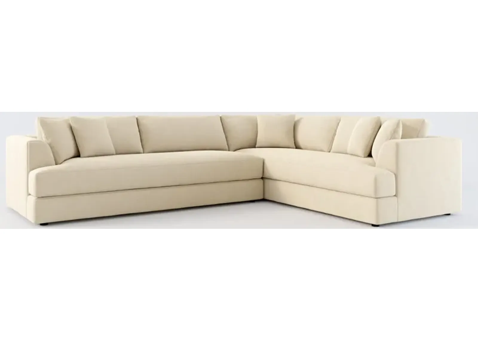 Ridley Foam Comfort 2-Piece Sectional - Merrimac Ecru