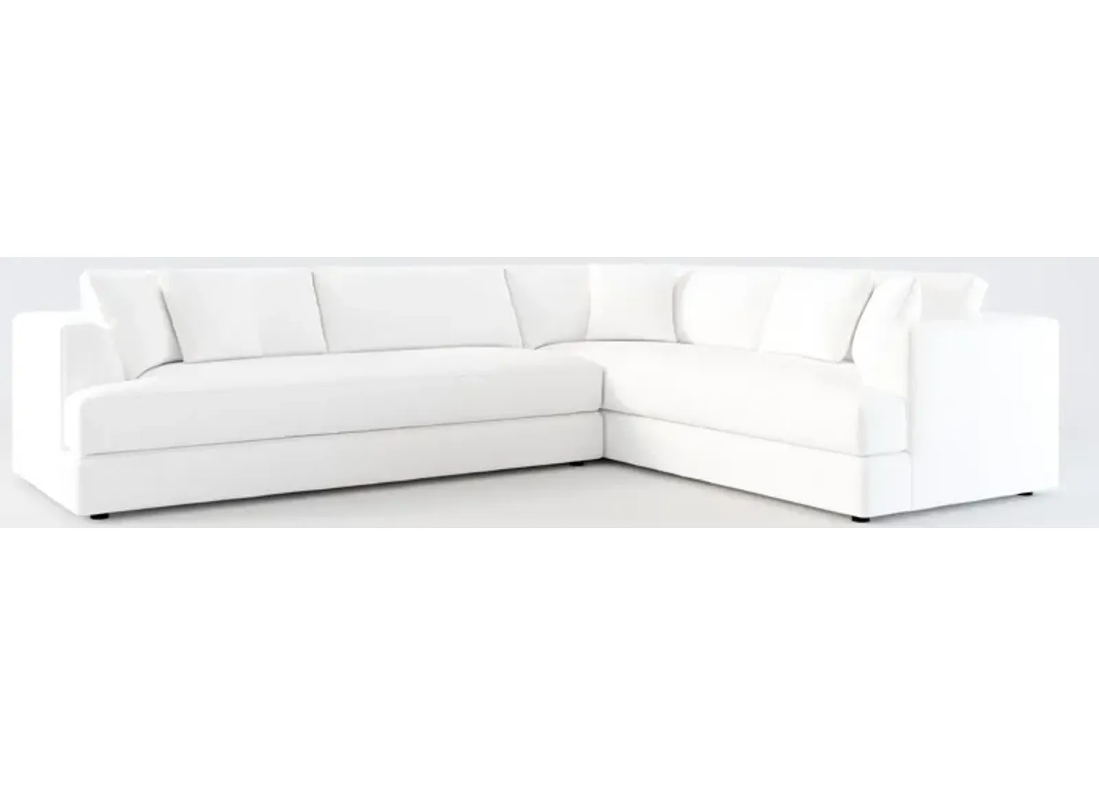 Ridley Foam Comfort 2-Piece Sectional - Lovie Chalk