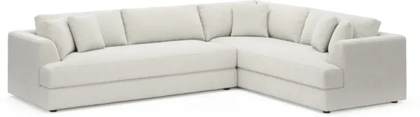 Ridley Hybrid Comfort Sectional - Texel Gray