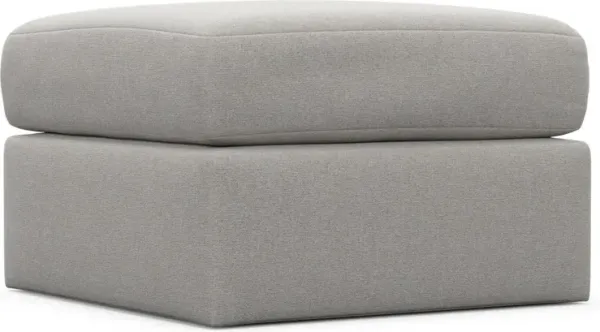 The Pitt Foam Comfort Ottoman - Basker Dove