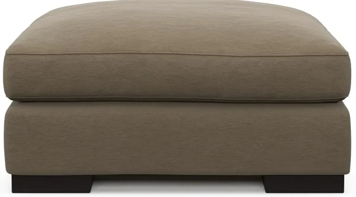 Bondi Foam Comfort Ottoman - Merrimac Brownstone