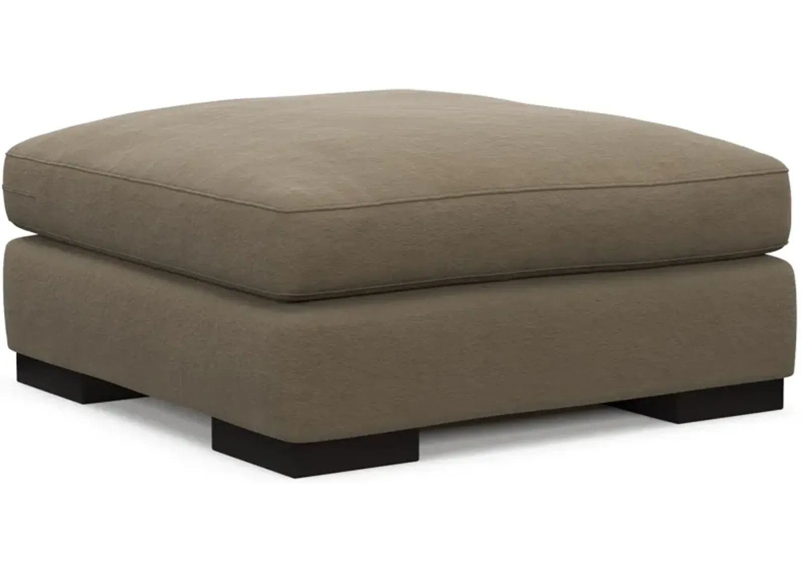 Bondi Foam Comfort Ottoman - Merrimac Brownstone