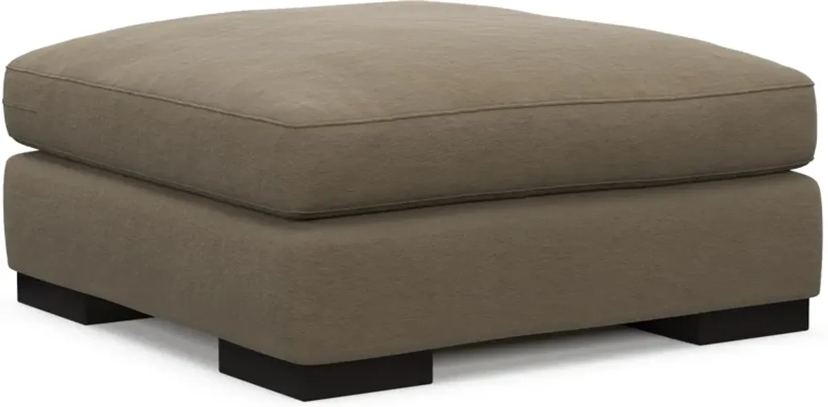 Bondi Foam Comfort Ottoman - Merrimac Brownstone