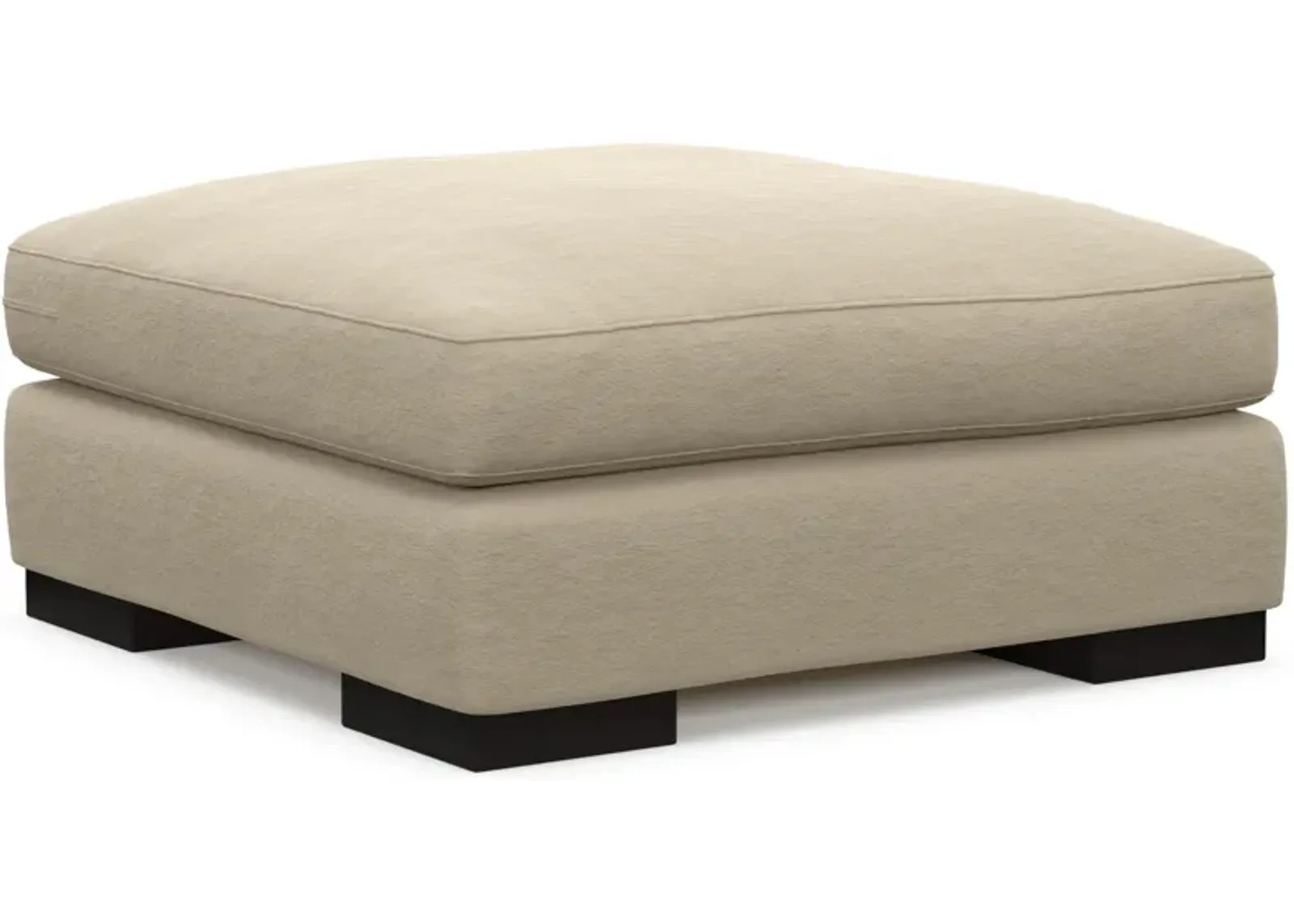 Bondi Foam Comfort Ottoman - Merrimac Ecru