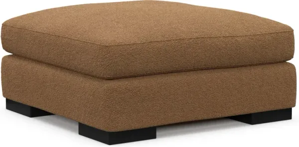 Bondi Foam Comfort Ottoman - Texel Caramel