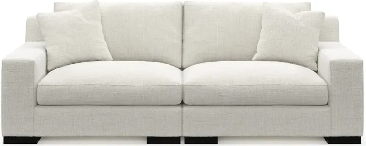 Bondi Foam Comfort 2-Piece Sofa - Bantu Pearl