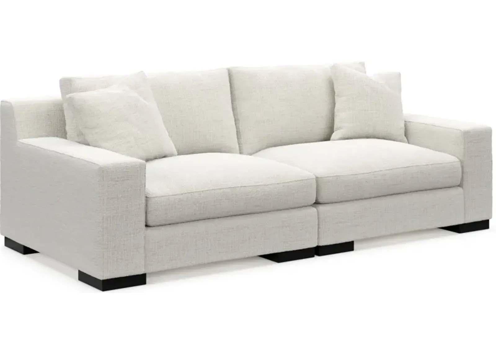 Bondi Foam Comfort 2-Piece Sofa - Bantu Pearl